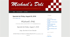 Desktop Screenshot of michaelsdelicheshire.com