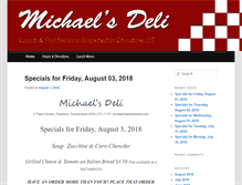 Tablet Screenshot of michaelsdelicheshire.com